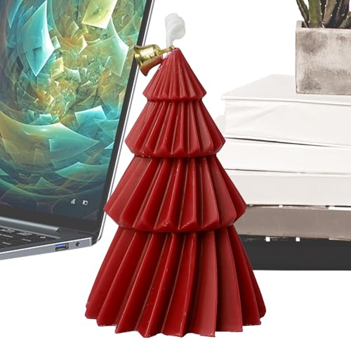 Mxshc Weihnachts-Aromatherapie-Kerze – Weihnachts-Aromatherapie-Kerze, kleine Heimdekoration, Tischdekoration für Frauen, Hausbesitzer, Esszimmer, Arbeitszimmer, Veranstaltung, Party, Fenster von Mxshc