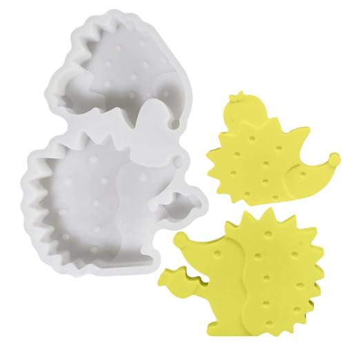 Mxshc Zementformen - Gips Handwerk Gussform - Igelförmige Siliconepoxydharz 3D Form Für Bastellehrer Partyplaner Saisondekorateure Dekoliebenhaber von Mxshc