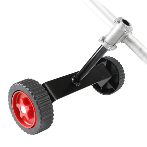 Stützräder Für Trimmer, Rasenmäher Stützrad Rasenmäher Räder Stützräder Verstellbarer Stützaufsatz Für Trimmer, Garten Rasentrimmer Zubehör Für Rasen-Aufsatz-Rasenwerkzeuge 33,5x20 cm von Mxshc