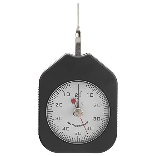 Messspannungsmesser Spannungsmesser Messgerät Gramm Spannungsmesser Doppelnadelschalter Messdynamometer 50g Zum Testen von Mxzzand