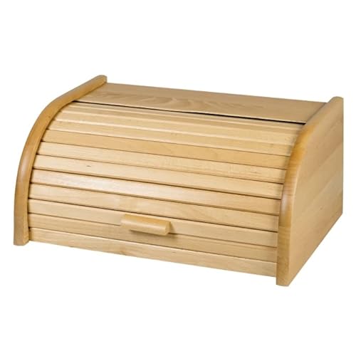 My Brotkasten mit Rollklappe Buchenholz 39x25x18cm von my basics