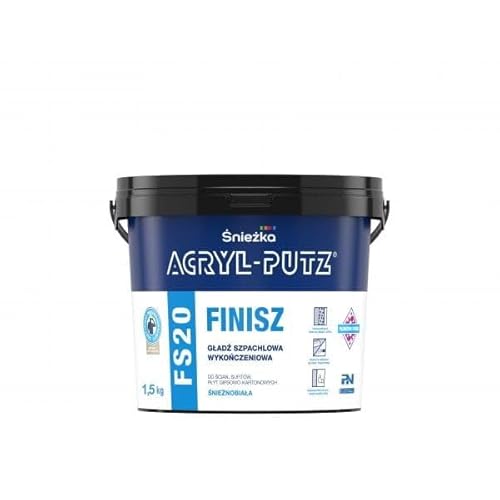 Gipsspachtel Feinputz Gebrauchsfertig ACRYL-PUTZ® FS 20 FINISH 1,5kg von My Brand1