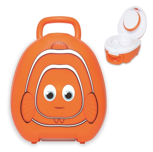 My Carry Potty -Clownfish Töpfchen, preisgekrönter tragbarer Toilettensitz für Kleinkinder, den Kinder überall hin mitnehmen können von My Carry Potty