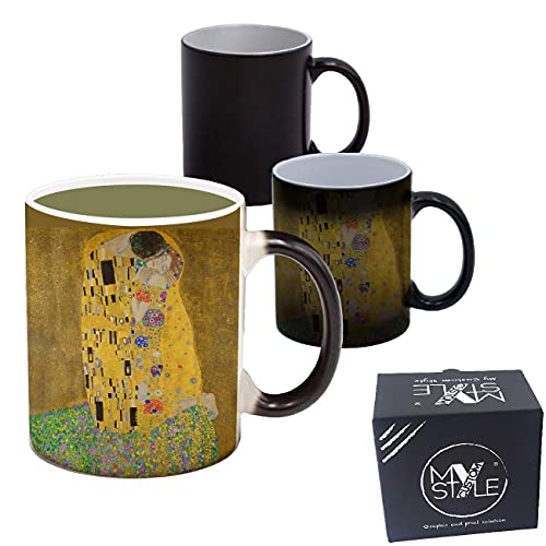 My Custom Style Thermoempfindliche magische Tasse#Arte-Il Kuss Klimt#325ml von My Custom Style