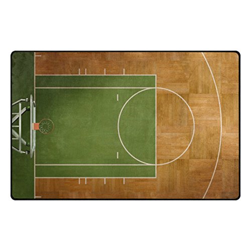 My Daily Basketball Court Bereich Teppich 3'3" x 5'0" - Wohnzimmer Schlafzimmer Küche Dekorative von My Daily