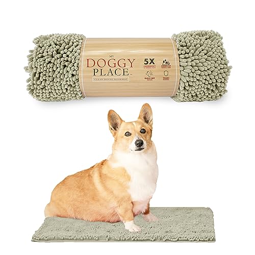 My Doggy Place Mikrofaser-Fußmatte, weiche und plüschige Haustiermatte für jeden Raum des Hauses, schmutz- und wasserabsorbierende Matte, waschmaschinen- und trocknergeeignet, rutschfeste Matte, von My Doggy Place