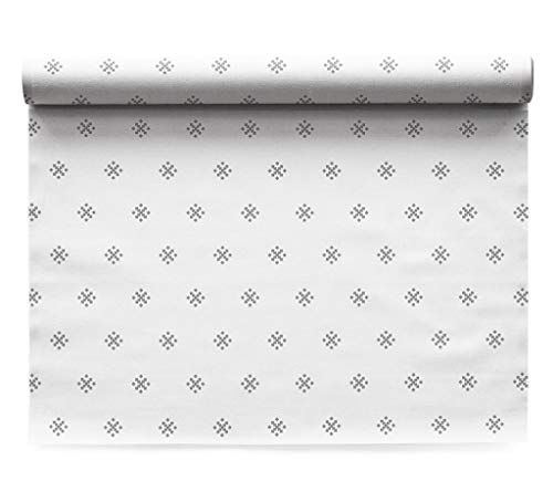 MY DRAP ILA48N4/101-11 6 pro Rolle 48 x 32 cm, Leinen Silver Stars Tischsets von My Drap