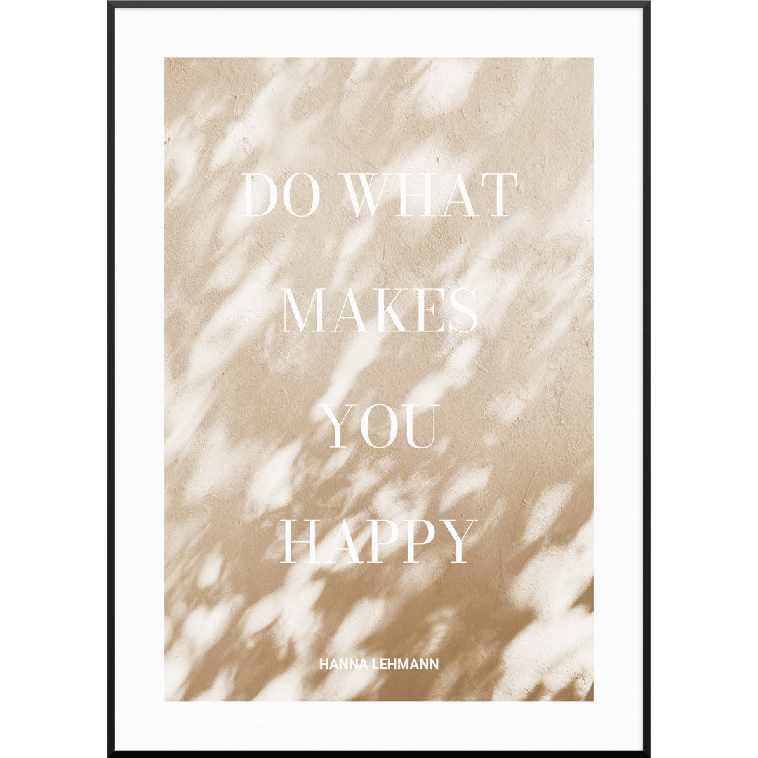 Shadow Quote Poster, 40 x 60 cm von My Fam Poster I Individuelle Familienposter