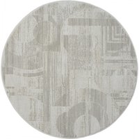 My Flair Teppich » My Circles«, BxL: 120 x 120 cm, Polyester - beige von My Flair