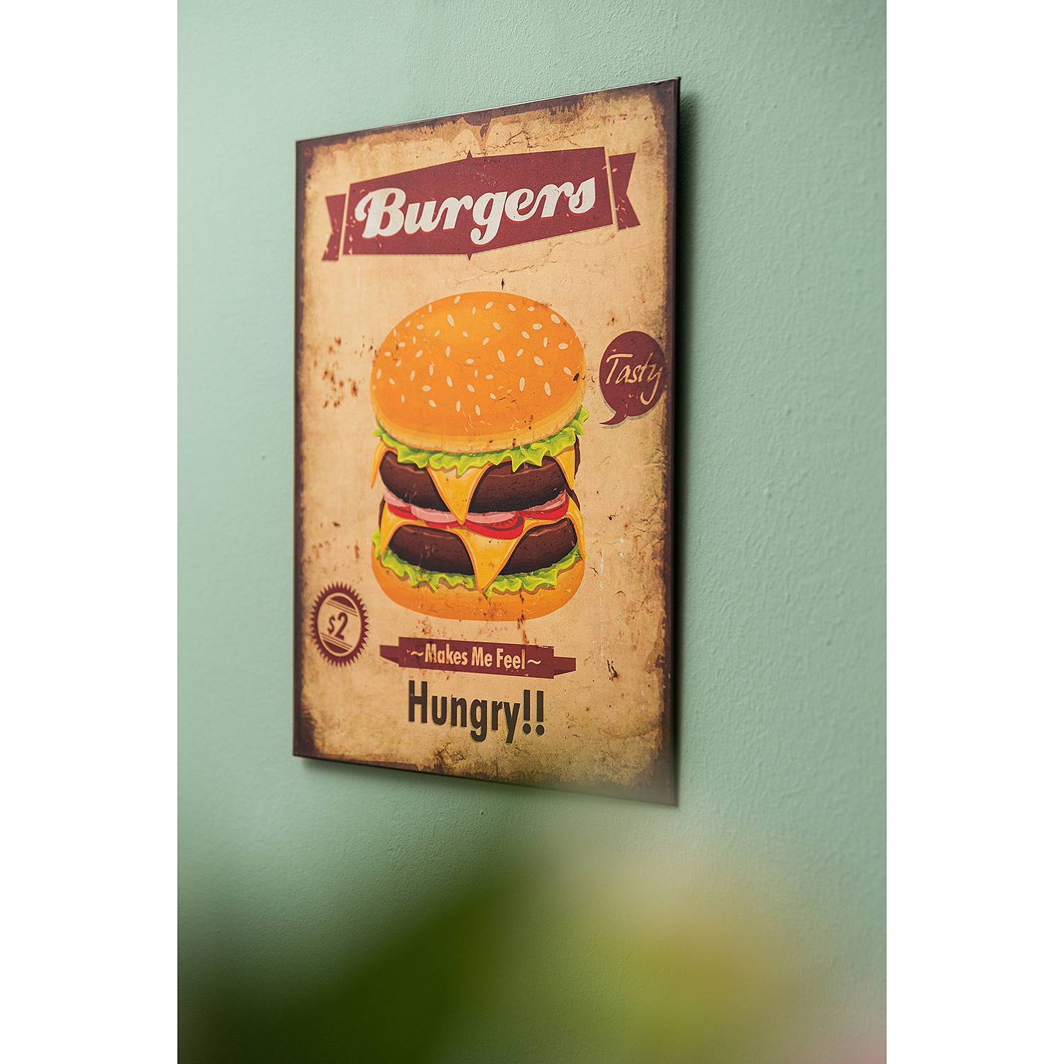 Schild Burgers von My Flair