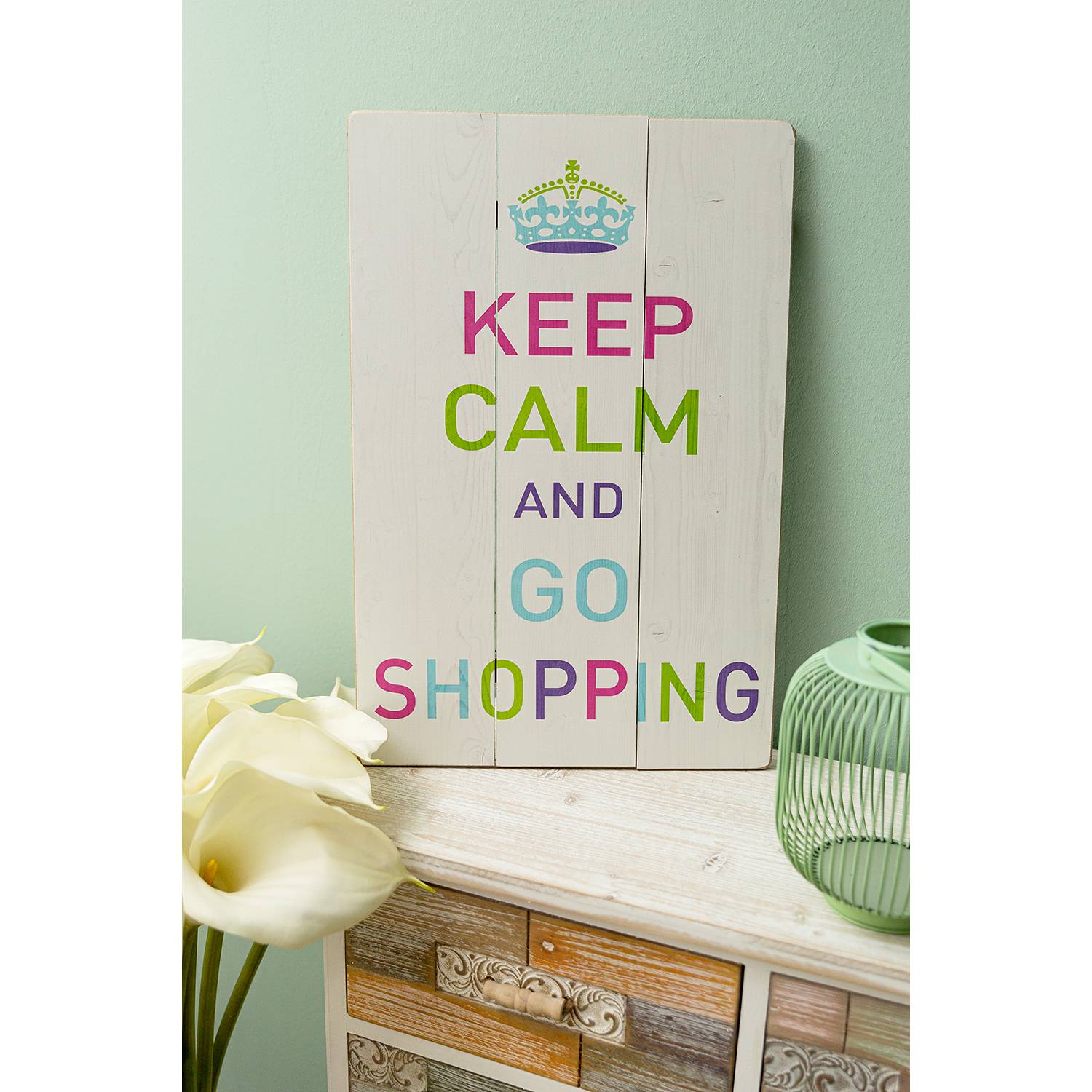 Schild Go Shopping von My Flair