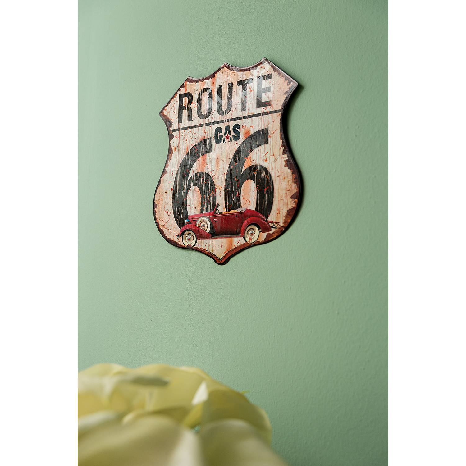 Schild Route 66 Gas von My Flair