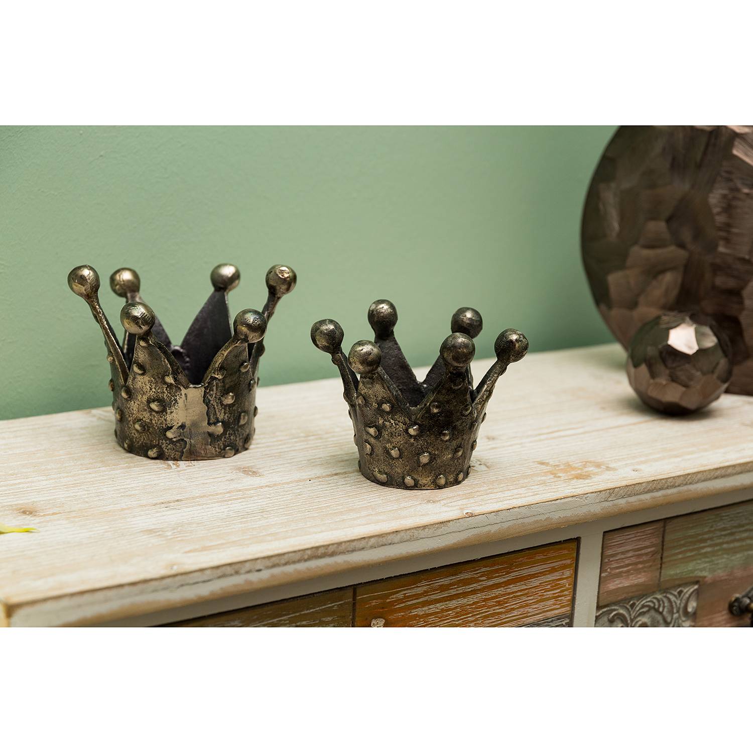 Teelichthalter Crowns (2-teilig) von My Flair