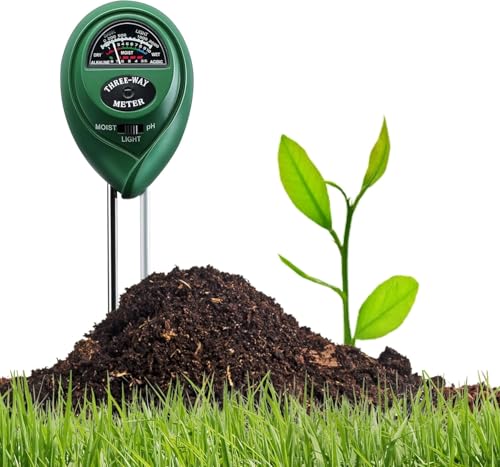 pH-Messgerät für Boden – 3-in-1 Bodentest-Set für gesunde Pflanzen, Garten, Rasen, Bauernhöfe, Zimmerpflanzen – pH-Tester Feuchtigkeitsmesser Sonnenlichtsensor – einfach zu bedienen, genaue Messungen, keine Batterien erforderlich pH-Messgerät für Boden – 3-in-1 Bodentest-Set für gesunde Pflanzen, Garten, Rasen, Bauernhöfe, Zimmerpflanzen – pH-Tester Feuchtigkeitsmesser Sonnenlichtsensor – einfach zu bedienen, genaue Messungen, keine Batterien erforderlich von My Garden Outdoor Living