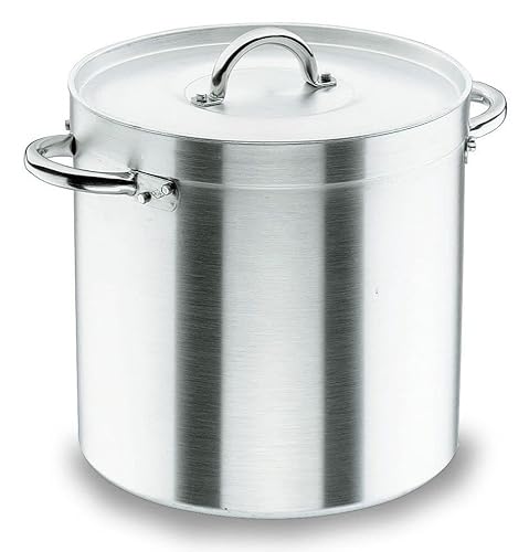 Gastro Aluminium Topf Suppentopf mit Deckel 25,7 Liter Alu Topf Alutopf von My-Gastro