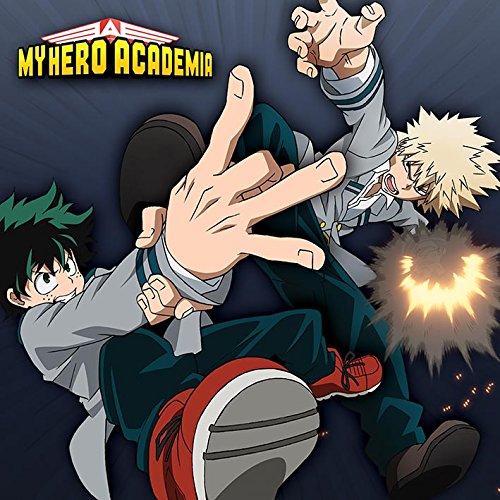 My Hero Academia Fight 40 x 40cm Canvas Print Leinwanddruck, Mehrfarbig, 40 x 40 cm von My Hero Academia