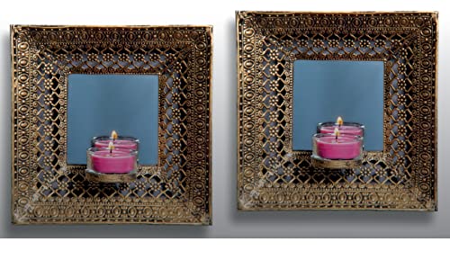 2er Set Wandkerzenhalter mit Spiegel 2er Set Wandkerzenhalter mit Spiegel von My Home
