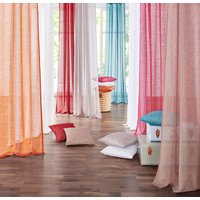 my home Gardine "REGINA" Kräuselband 2 Stk. tlg. Vorhang, Fertiggardine, 2-er Set, transparent, modern von My Home