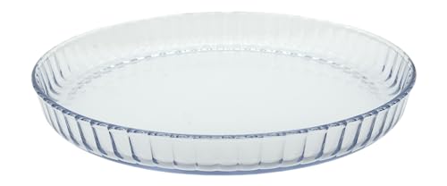 Glas Backschale, rund aus Borosilikatglas Auflaufform hitzebeständig Backform Quicheform Ø 30 cm Glas Backschale, rund aus Borosilikatglas Auflaufform hitzebeständig Backform Quicheform Ø 30 cm von My Home