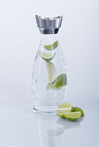 Hochwertige Glas-Karaffe, ca. 1.000 ml, beidseitig ausgießbar Saftkrug Wasserkrug Karaffe Glas Krug von My Home