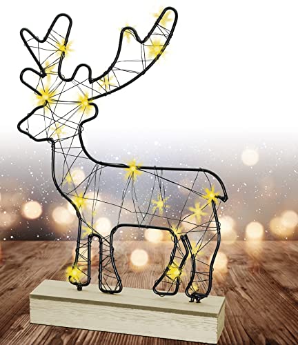 LED-Rentier mit 20 LEDs und Standfuß, Weihnachten, Beleuchtung, Ambiente, Winter, Advent, Festtage LED-Rentier mit 20 LEDs und Standfuß, Weihnachten, Beleuchtung, Ambiente, Winter, Advent, Festtage von My Home