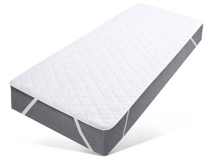 Matratzenauflage MY HOME Lylo NEUHEIT Auflage, 90x200 cm, 140x200 cm und weiteren Größen , weiß, B:200cm L:200cm, Obermaterial: 100% Polyester. Bezug: 100% Polyester. Bezug (unten): 100% Polyurethan. Füllung: 100% Polyester, Matratzenzubehör, wasserdicht, (Inkontinenz), Allergiker geeignet (Hausstauballergiker) von My-Home