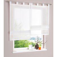 my home Raffrollo "Regina" mit Schlaufen Transparent, Voile, Polyester von My Home