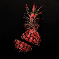 my home Acrylglasbild "Ananas - Acrylbilder mit Blattgold veredelt", Ananas, (1 St.), Rote Farbvariante, Handgearbeitet, Gerahmt, Edel von My Home