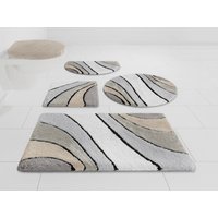 my home Badematte "Josie, Badvorleger, Badezimmer Teppich", rutschhemmend beschichtet, fußbodenheizungsgeeignet-schnell trocknend-strapazierfähig, Badteppich, Badematten, rechteckig, rund & als 3-tlg. Set erhältlich my home Badematte "Josie, Badvorleger, Badezimmer Teppich", rutschhemmend beschichtet, fußbodenheizungsgeeignet-schnell trocknend-strapazierfähig, Badteppich, Badematten, rechteckig, rund & als 3-tlg. Set erhältlich von My Home