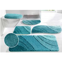 my home Badematte "Josie, Badvorleger, Badezimmer Teppich" Höhe 20 mm rutschhemmend beschichtet fußbodenheizungsgeeignet  schnell trocknend  strapazierfähig Badteppich, Badematten, rechteckig, rund & als 3-tlg. Set erhältlich von My Home