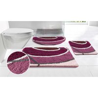 my home Badematte "Juna mit Muster, Badvorleger, Badezimmer Teppich, Duschvorleger", rutschhemmend beschichtet, strapazierfähig, besonders weich, Design, Badematten, Badteppich von My Home