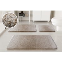 my home Badematte "Utta", rutschhemmend beschichtet, schnell trocknend, Badteppich, getuftet, mit modernem Farbverlauf, flauschig, hochflor von My Home