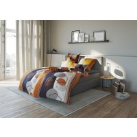 my home Bettwäsche "Emmi in Gr. 135x200 oder 155x220 cm", (2 tlg.), moderne Bettwäsche aus Baumwolle, Bettwäsche mit geometrischem Muster von My Home