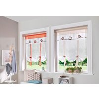 my home Bindegardine "Java" Stangendurchzug 1 Stk. tlg. Fertiggardine, transparent, mit bestickten Eulen my home Bindegardine "Java" Stangendurchzug 1 Stk. tlg. Fertiggardine, transparent, mit bestickten Eulen von My Home