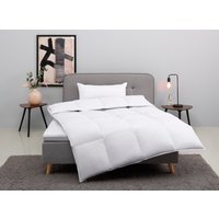 my home Daunenbettdecke + Kopfkissen "Cavanelle Bettdecke 135x200 cm, 155x220 cm", (Spar-Set), Set mit Kissen 40x80 oder 80x80 cm, Sommer, Winter, Made in Germany von My Home