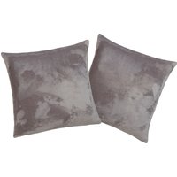 my home Dekokissen "Jil", aus super weichem Kuschelfleece, Kissenhüllen ohne Füllung, 2 Stück von My Home