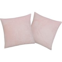 my home Dekokissen "Jil" aus super weichem Kuschelfleece, Kissenhüllen ohne Füllung, 2 Stück von My Home