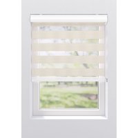 my home Doppelrollo "Greta" Lichtschutz ohne Bohren freihängend mit Kassette, Befestigung mit Klemmträgern von My Home