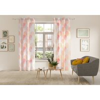 my home Gardine "BELEM" Ösen 1 Stk. tlg. 1 Schal, Polyester, Kreise my home Gardine "BELEM" Ösen 1 Stk. tlg. 1 Schal, Polyester, Kreise von My Home