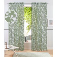 my home Gardine "Issoire" Stangendurchzug 1 Stk. tlg. Wohnzimmer, Schlafzimmer, Esszimmer, gemustert, modern von My Home