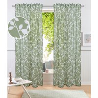 my home Gardine "Issoire" Multifunktionsband 1 Stk. tlg. Wohnzimmer, Schlafzimmer, Esszimmer, gemustert und halbtransparent von My Home