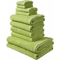 my home Handtuch Set "Inga, Duschtücher, Handtücher, Gästetücher, Seiftücher" Handtücher mit feiner Bordüre, 100% Baumwolle, einfarbig, weich my home Handtuch Set "Inga, Duschtücher, Handtücher, Gästetücher, Seiftücher" Handtücher mit feiner Bordüre, 100% Baumwolle, einfarbig, weich von My Home