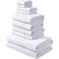 my home Handtuch Set "Inga, Duschtücher, Handtücher, Gästetücher, Seiftücher" Handtücher mit feiner Bordüre, 100% Baumwolle, einfarbig, weich my home Handtuch Set "Inga, Duschtücher, Handtücher, Gästetücher, Seiftücher" Handtücher mit feiner Bordüre, 100% Baumwolle, einfarbig, weich von My Home