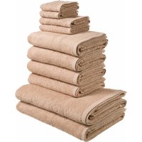 my home Handtuch Set "Inga, Duschtücher, Handtücher, Gästetücher, Seiftücher" Handtücher mit feiner Bordüre, 100% Baumwolle, einfarbig, weich my home Handtuch Set "Inga, Duschtücher, Handtücher, Gästetücher, Seiftücher" Handtücher mit feiner Bordüre, 100% Baumwolle, einfarbig, weich von My Home