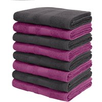 my home Handtücher "Vanessa, als Set und Serie erhältlich, 8 Handtücher, 50x100cm" Handtücher mit Bordüre, 100% Baumwolle, einfarbig, weich my home Handtücher "Vanessa, als Set und Serie erhältlich, 8 Handtücher, 50x100cm" Handtücher mit Bordüre, 100% Baumwolle, einfarbig, weich von My Home