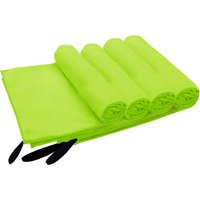 my home Handtücher "Xavi, 4 Teile, ideal als Sporthandtuch, Reisehandtuch, Strandtuch", (Set, 4 St., 4x), diverse Größen, sehr leicht, kompakt, schnelltrocknend, Mikrofaser von My Home