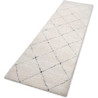 OTTO home Hochflor-Teppich "Aveline, auch als Läufer erhältlich", rechteckig, 35 mm Höhe, Langflor, Shaggy im Berber Stil, geometrisch, Raute, Wohnzimmer OTTO home Hochflor-Teppich "Aveline, auch als Läufer erhältlich", rechteckig, 35 mm Höhe, Langflor, Shaggy im Berber Stil, geometrisch, Raute, Wohnzimmer von Otto Home