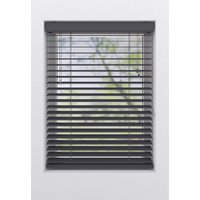 my home Jalousie "Ariane" mit Bohren freihängend 50mm PVC Lamellen in Holzoptik, Bedienung durch Schnurzug von My Home