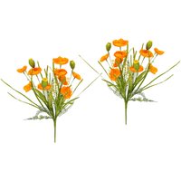 my home Kunstblume "Mohnblumen", 2er Set von My Home