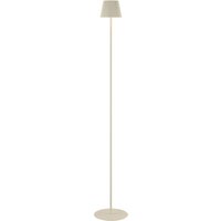 my home LED Außen-Stehlampe "MACOBO", 1 flammig, Leuchtmittel LED-Modul  LED fest integriert, LED Akku-Leuchte, 125 cm, 340 lm, 3000K, Touchdimmer, Edelstahl, beige von My Home